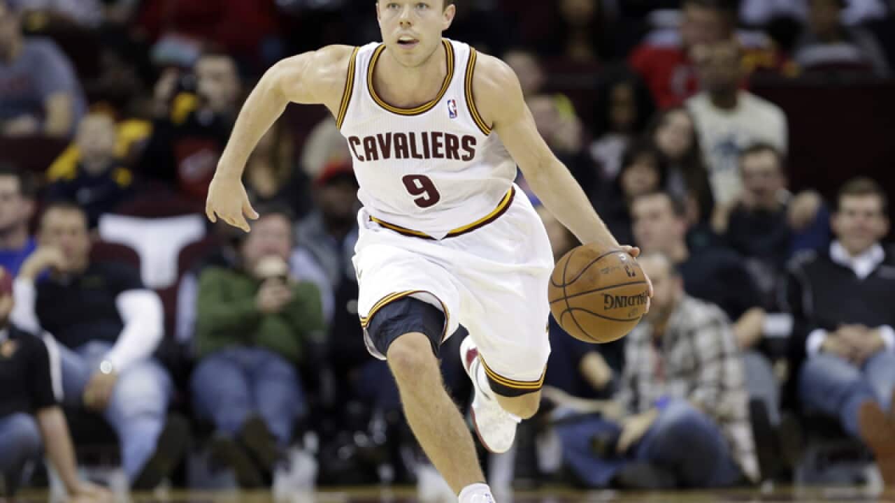 Cleveland Cavaliers' Matthew Dellavedova, from Australia