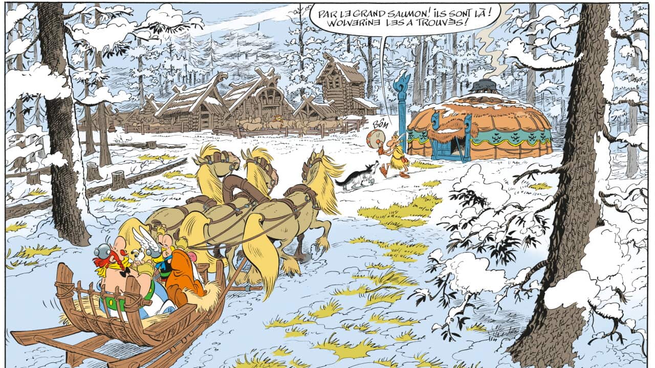 Extrait d'Astérix et le Griffon