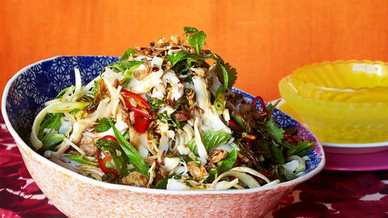 Banana blossom salad