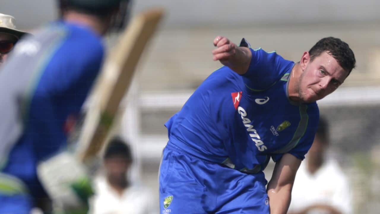 Australian cricketer Josh Hazlewood