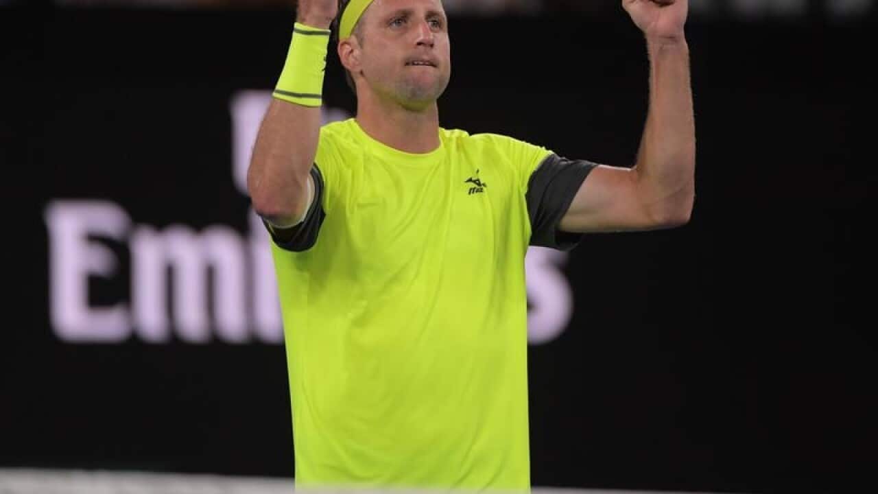 Tennys Sandgren of the United States