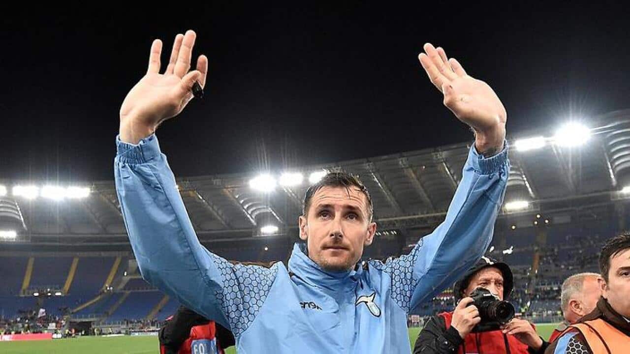 'Legendary' German striker Miroslav Klose