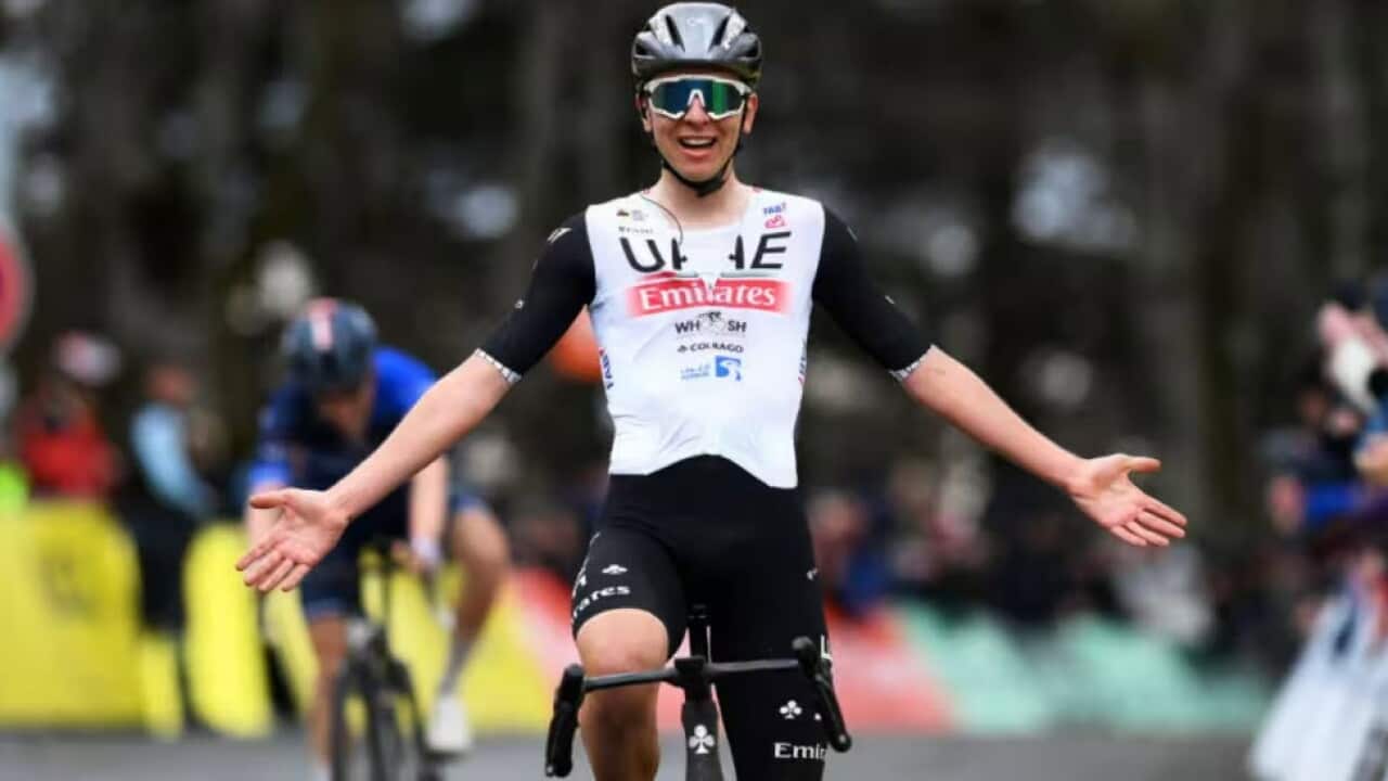 Tadej Pogačar celebrates his Stage 4 victory at Paris-Nice SBS.jpg
