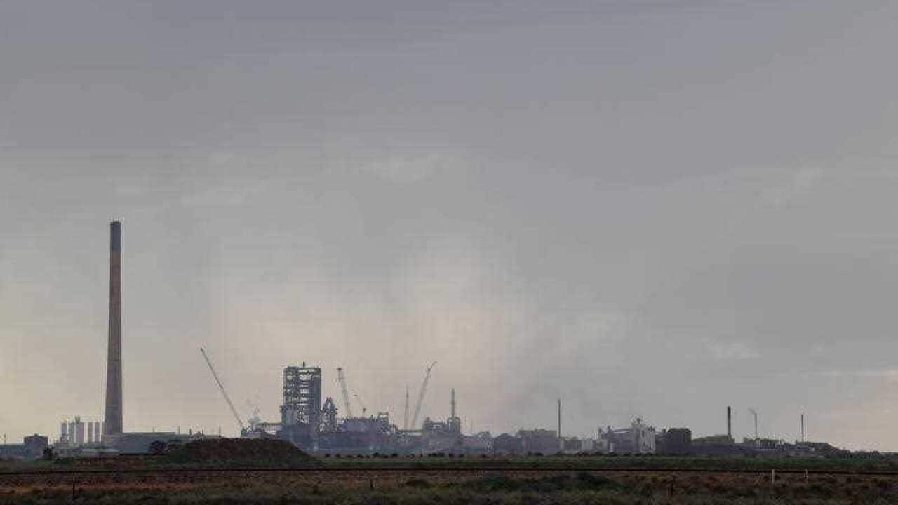 A general view Nyrstar smelter in Port Pirie, South Australia with, Monday, July 17, 2017. (AAP Image/David Mariuz)