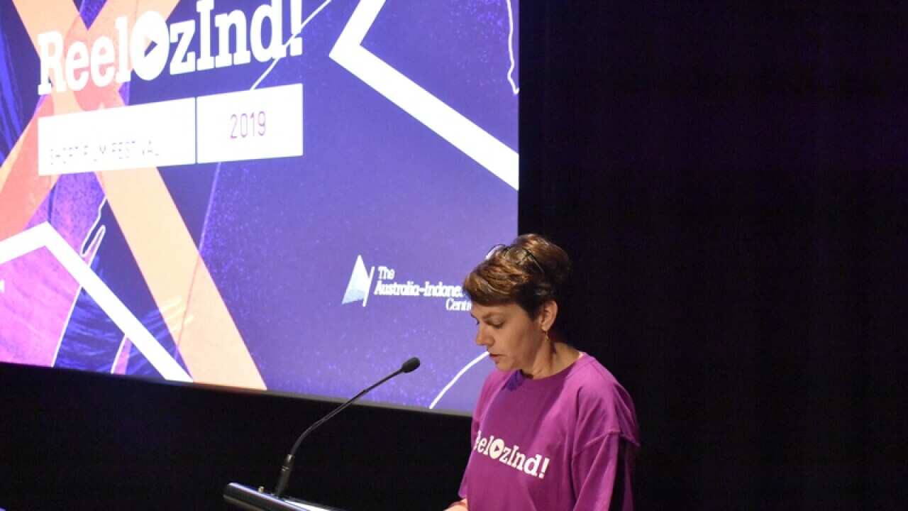 Dr Jemma Purdey, Festival Director, Australia-Indonesia ReelOzInd! welcomes the audience to yesterday's Australian premiere of ReelOzInd! 2019 at ACMI Treasury Theatre in Melbourne.
