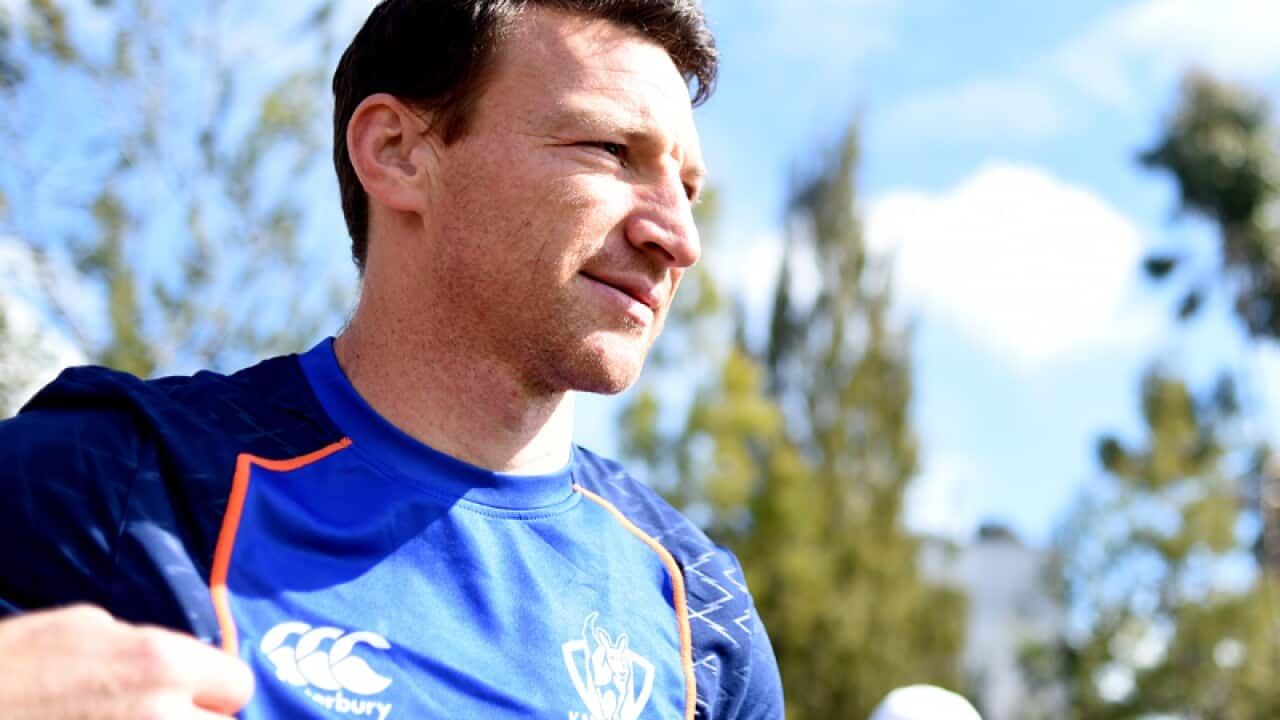 Brent Harvey of the Kangaroos