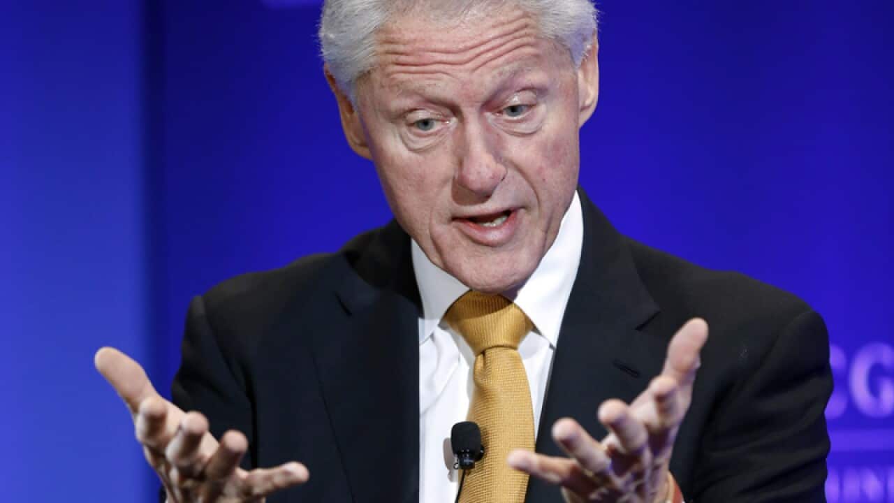Former US president Bill Clinton