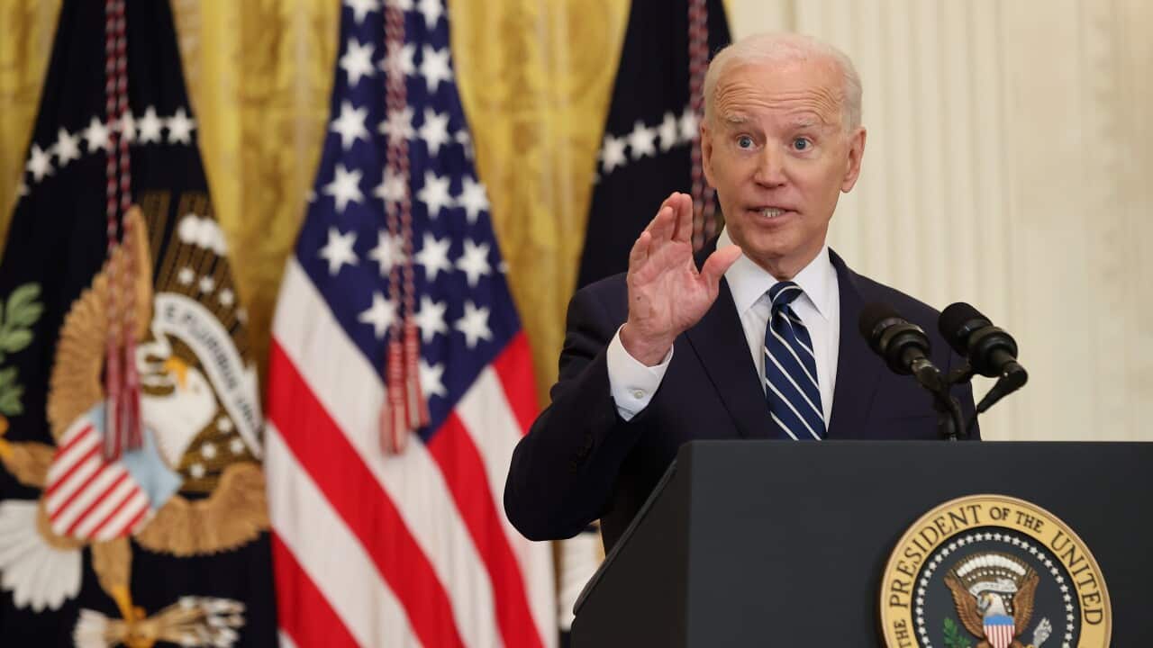 Joe Biden has blasted as 'despicable' a move by Republicans to change voting rules in Georgia.