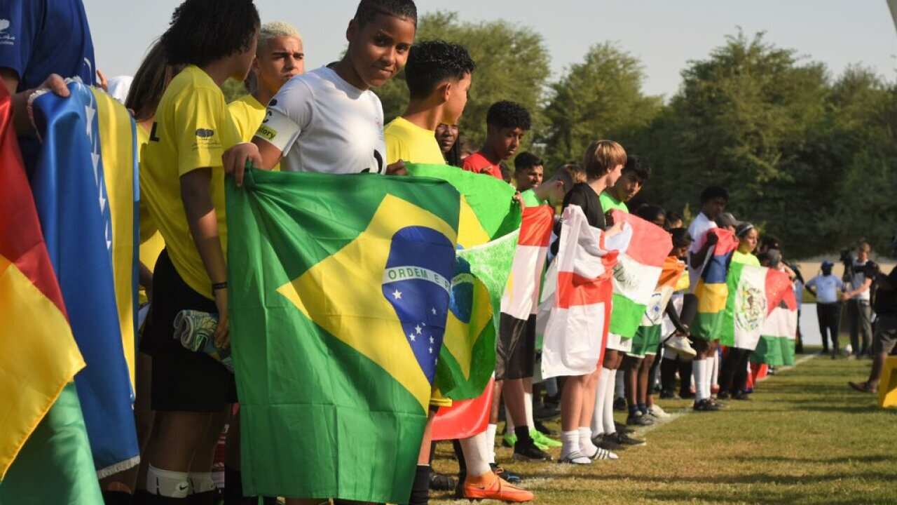 Attendees at the Street Child Football World Cup