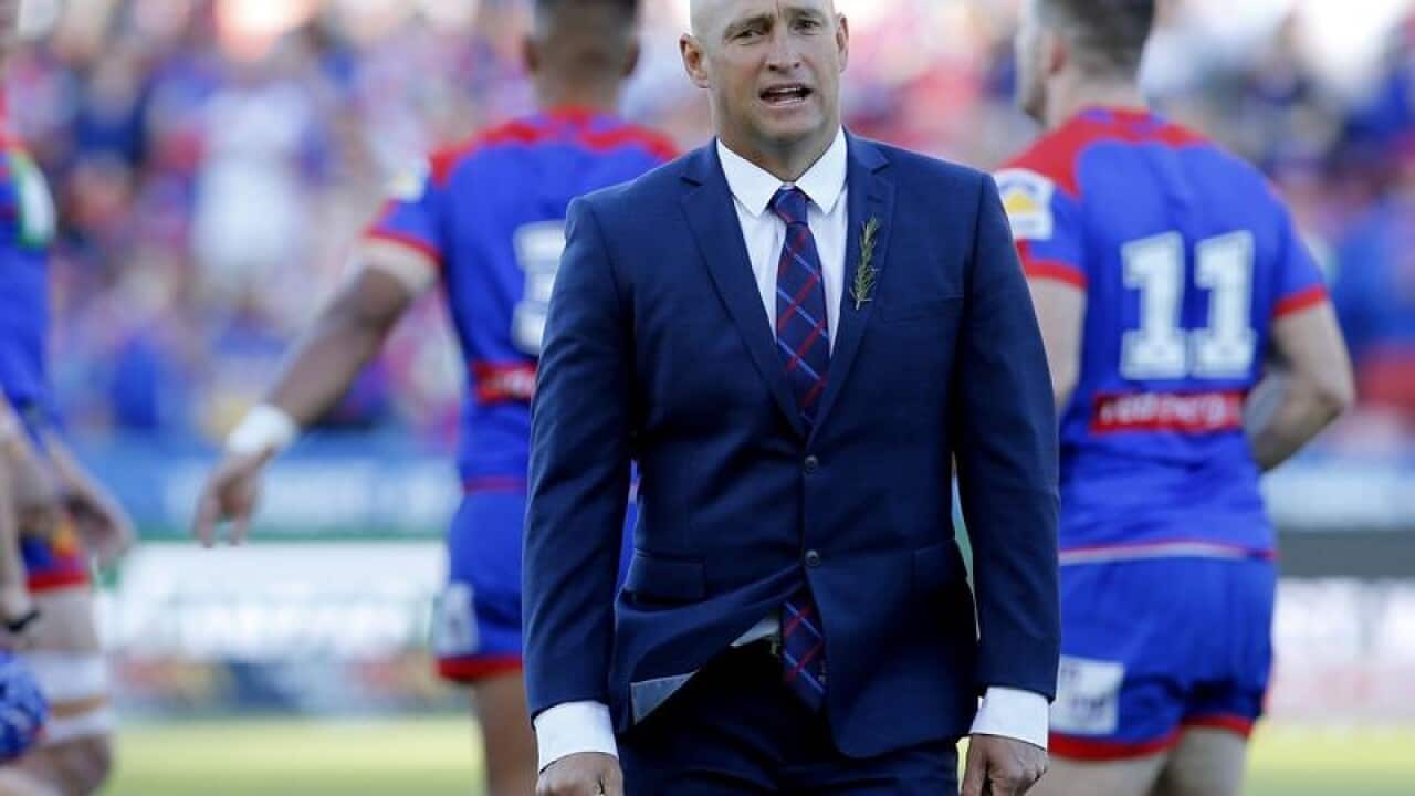 Knights coach Nathan Brown.
