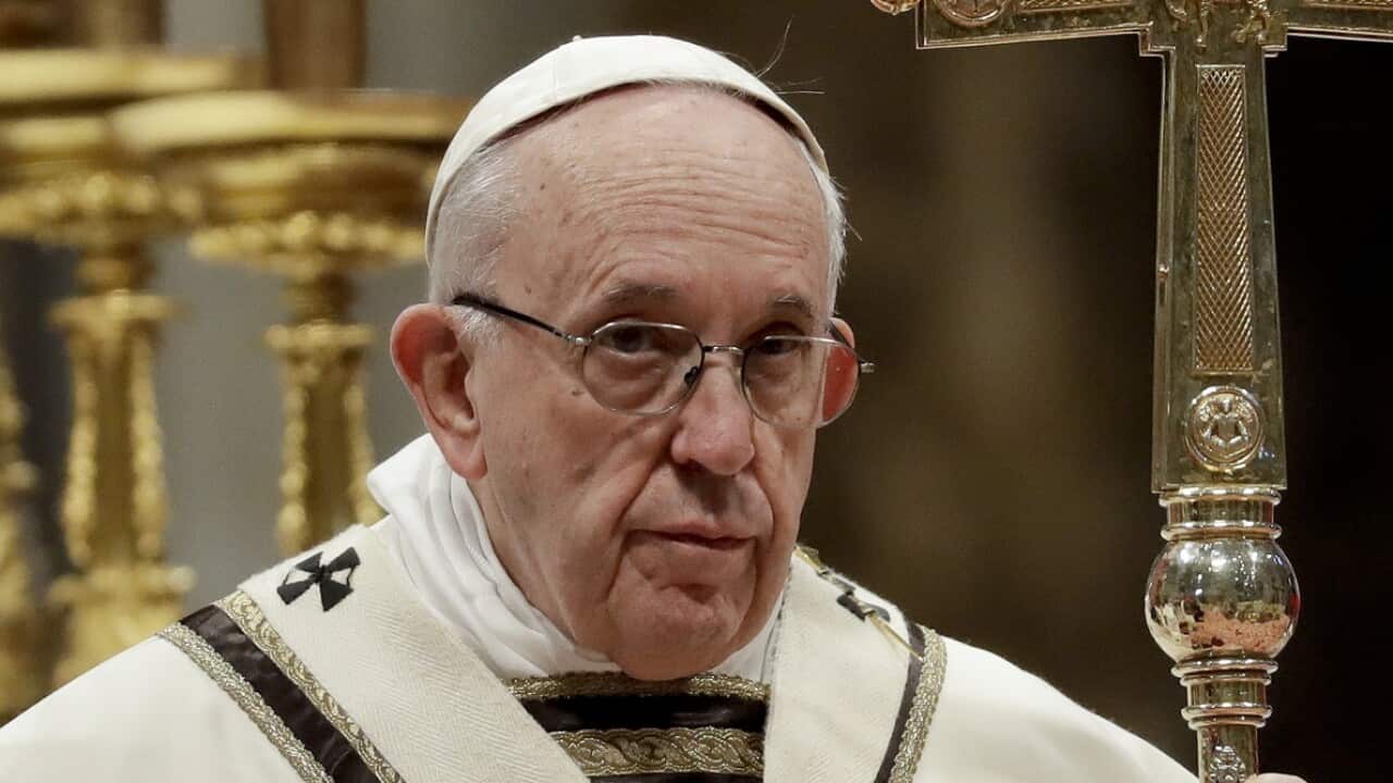 Pope Francis on 6 January.