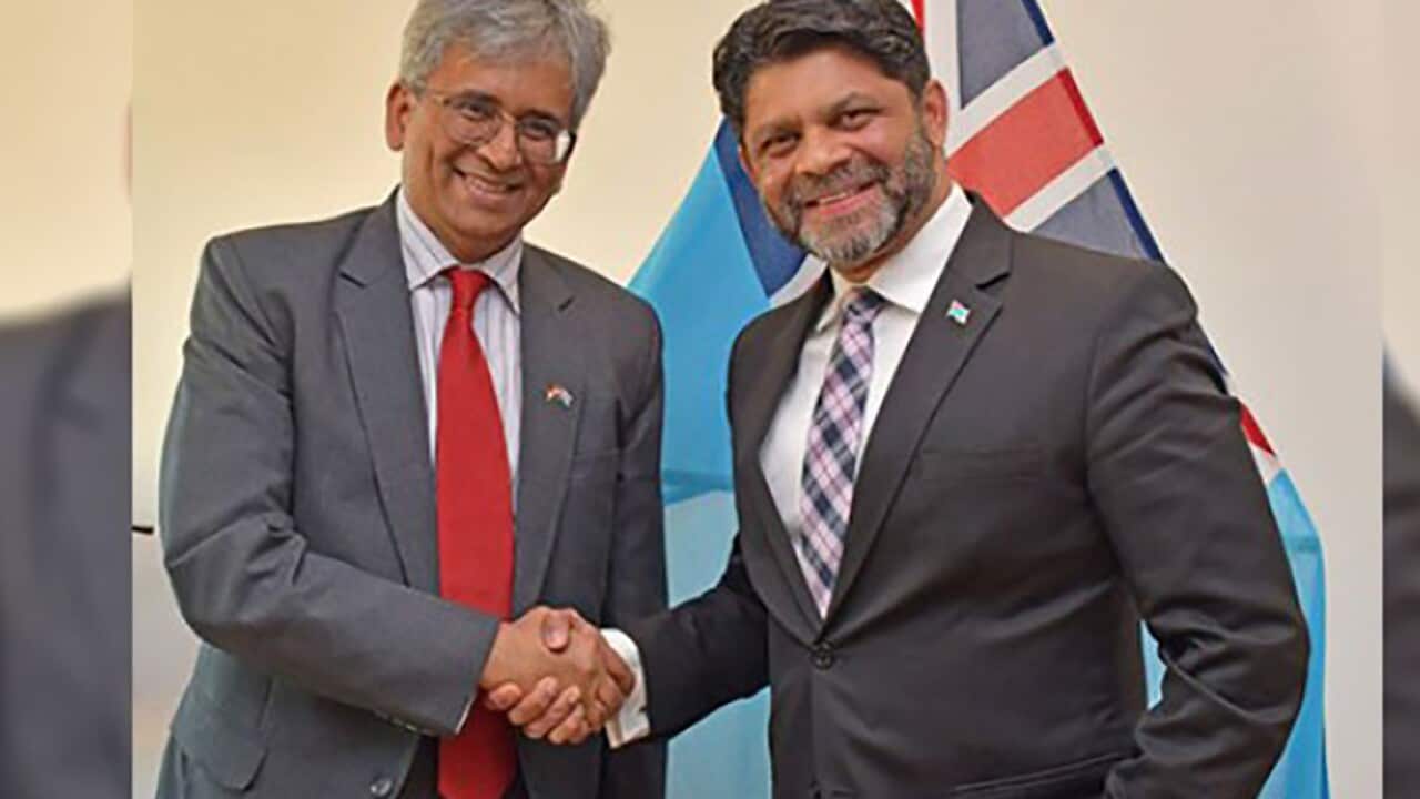 Fiji's Economy Minister Aiyaz Sayed-Khaiyum.