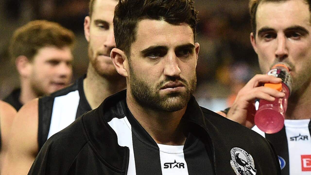 Alex Fasolo of the Magpies