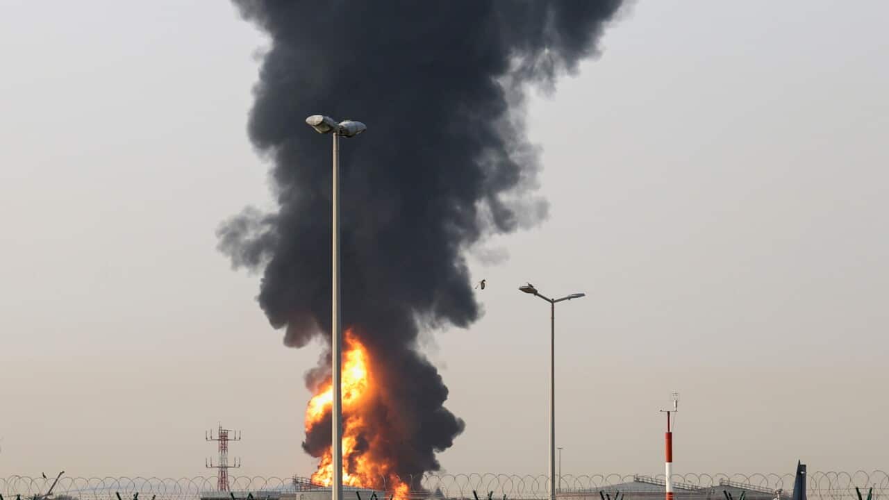 Fire contained after drone strike on fuel tank near Dubai International Airport