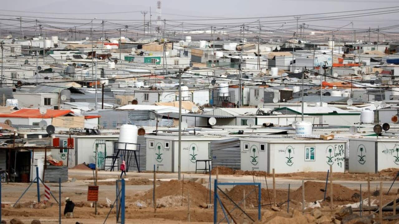 The Zaatari refugee camp, Jordan