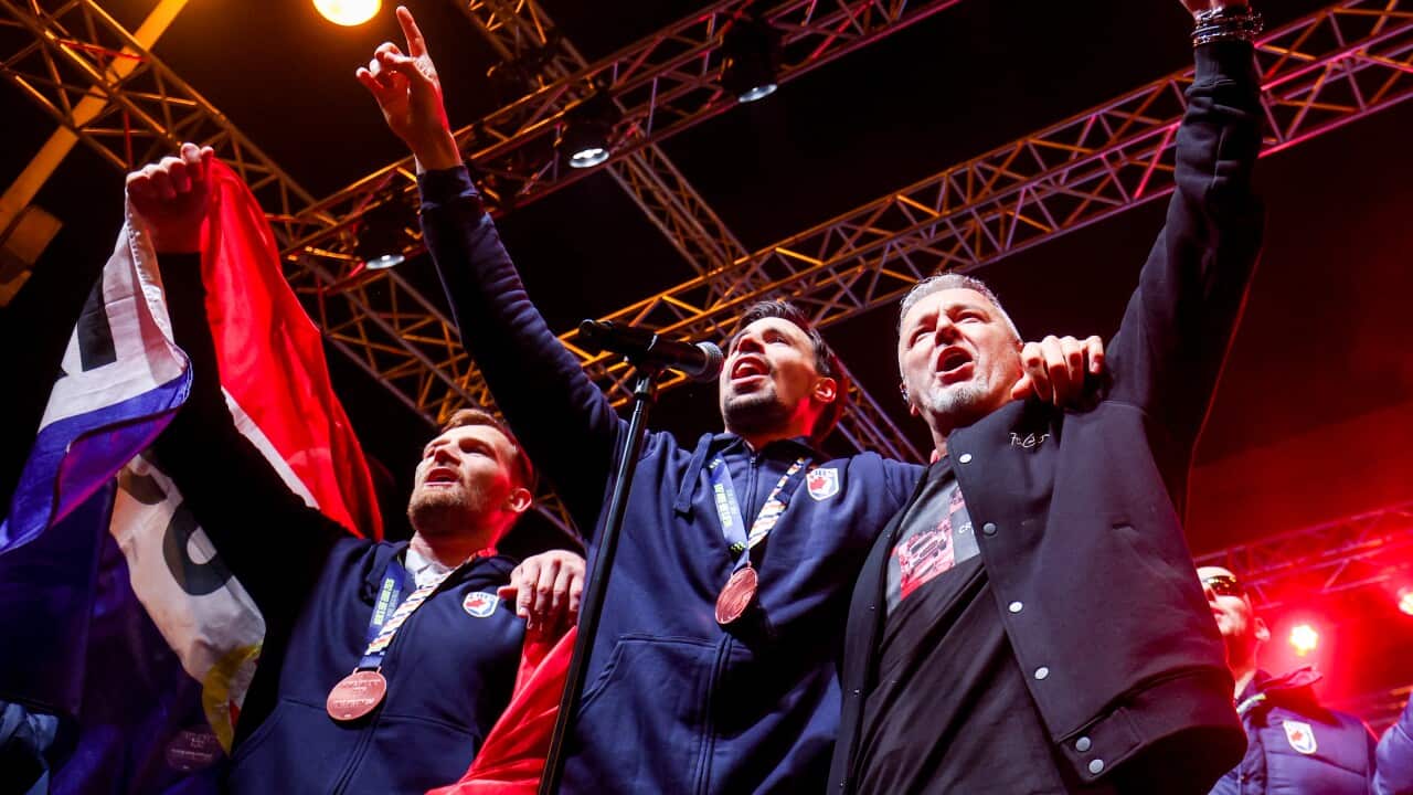 Ceremonial welcome for Croatian National Handball Team after winning bronze at the Men's EHF EURO 2026