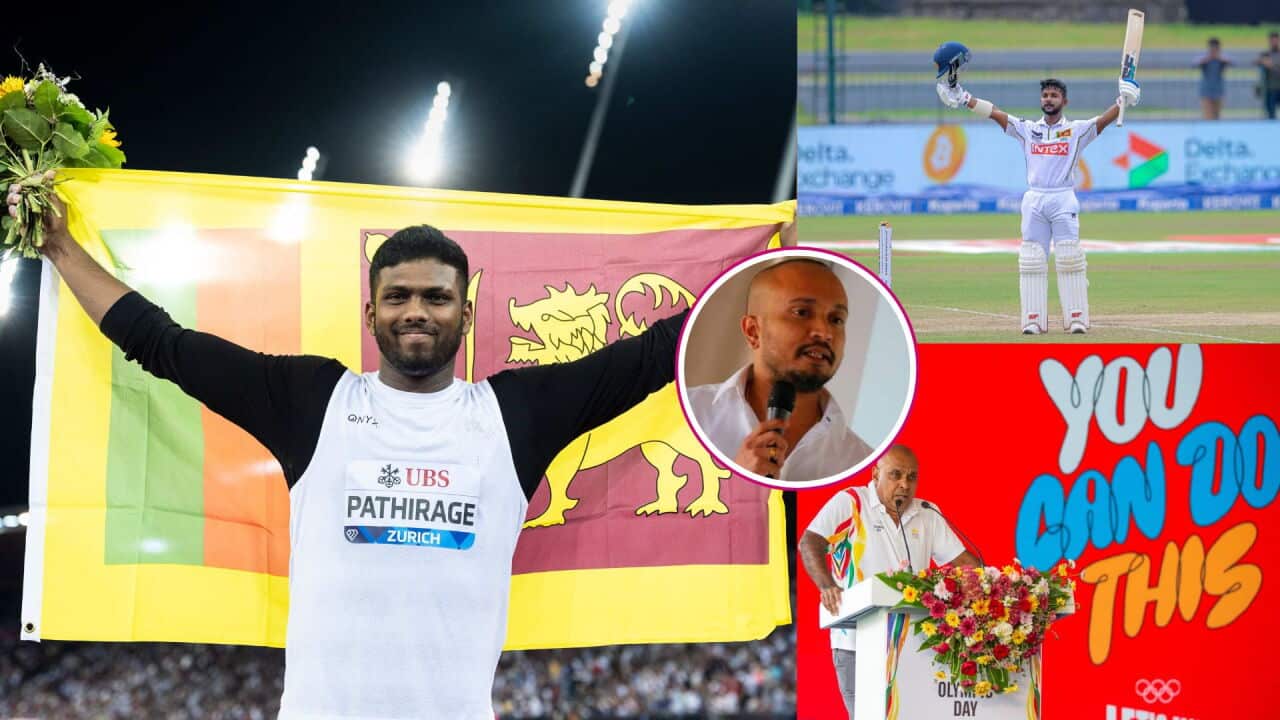 SBS Sinhala Sri Lanka Cricket Sonal Dinusha CLAUDIO THOMA EPA AAP Image Asanga Seniviratne Olympic Rangana Seneviratne.jpg