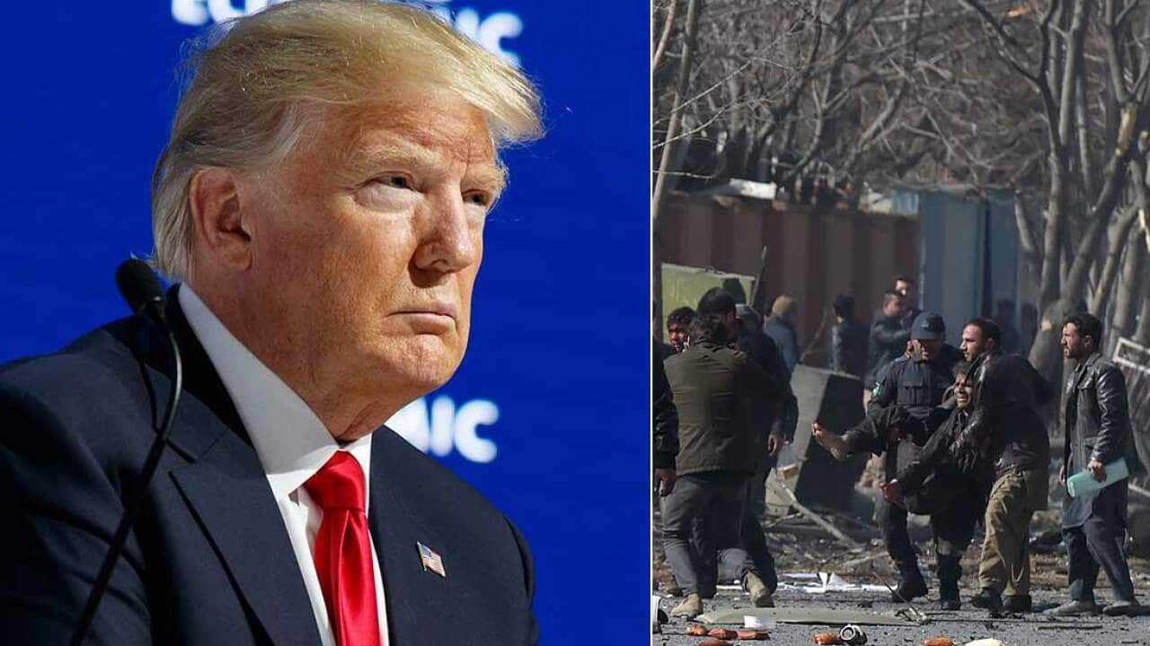 President Donald Trump has called for "decisive action" against the Taliban.