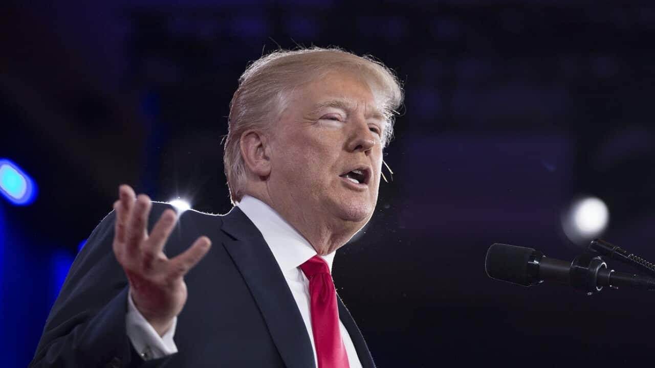 Donald Trump has joked about his bald spot at the Conservative Political Action Conference.