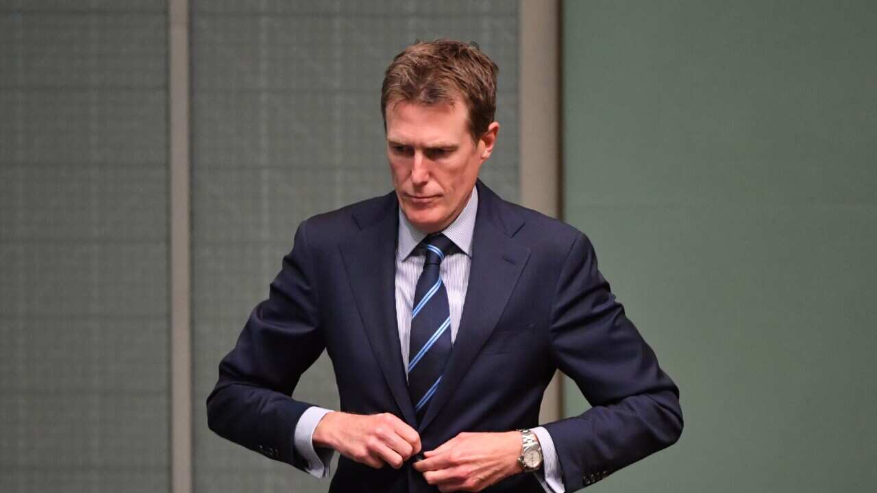 Attorney-General Christian Porter during Question Time in the House of Representatives at Parliament House in Canberra, Tuesday, November 10, 2020. (AAP Image/Mick Tsikas) NO ARCHIVING