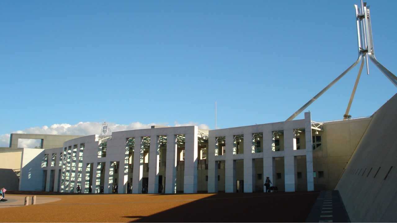 Parliament House in Canberra