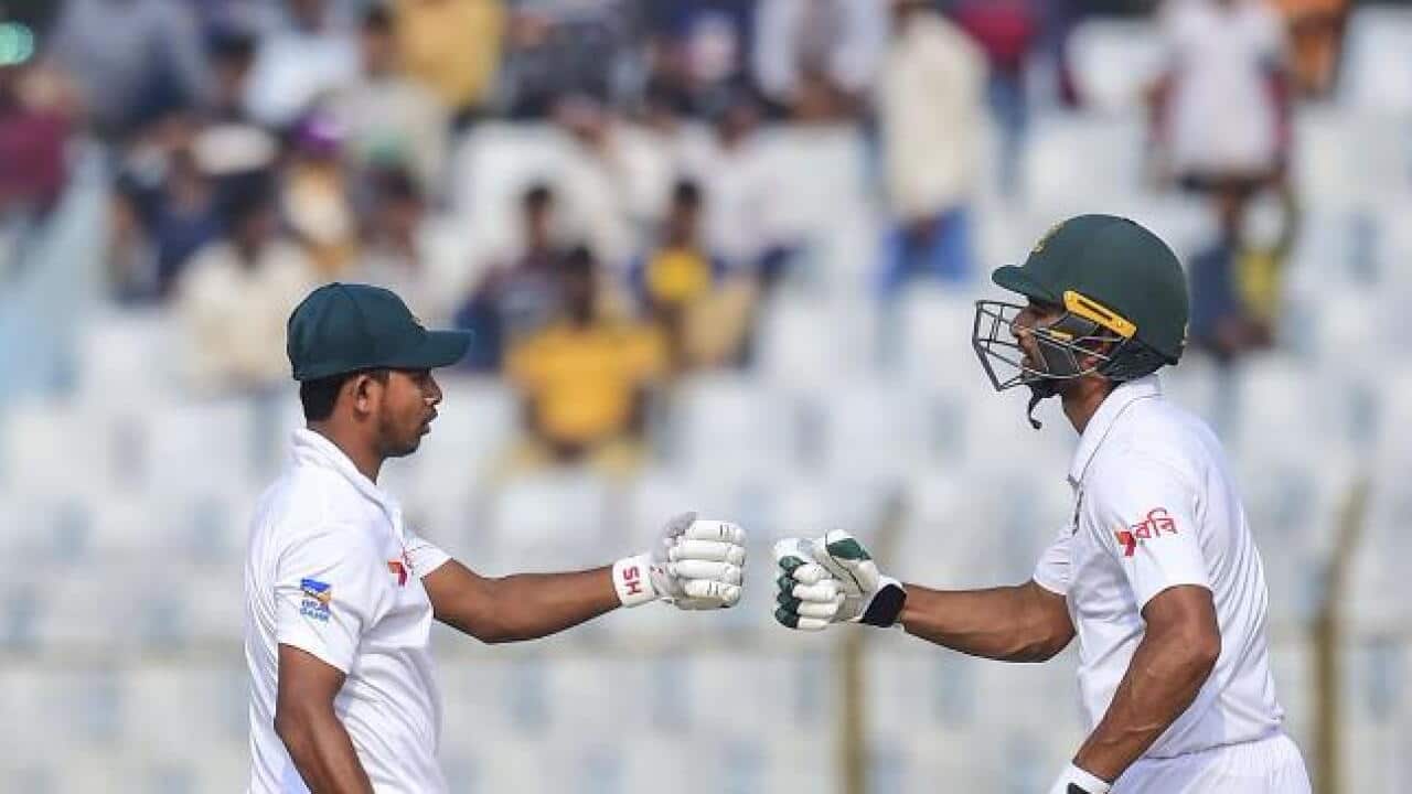 Bangladesh Cricketer Mominul and Liton Das