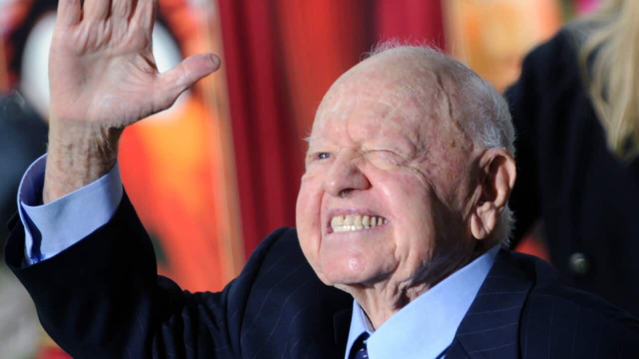 US actor Mickey Rooney