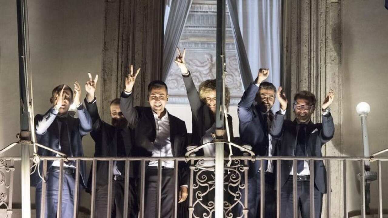 Esponenti del Governo dopo l'annuncio della bozza sul Bilancio.