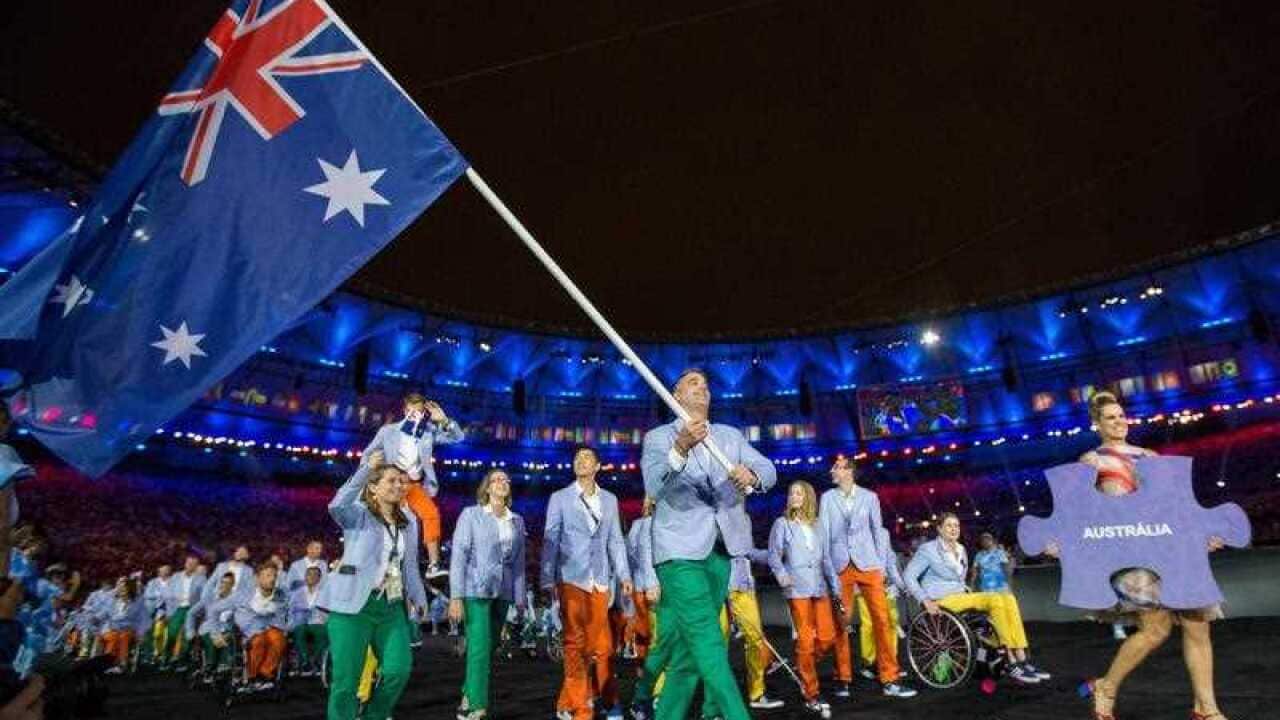 A handout picture made available by the Olympic information Service of the International Olympic Committee shows Bradley Ness representing Australia