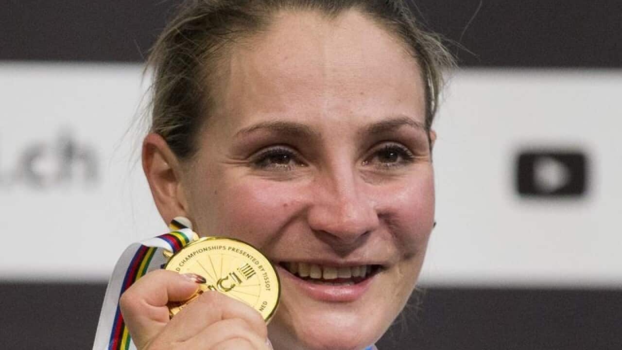 German sprint cycling world champion Kristina Vogel
