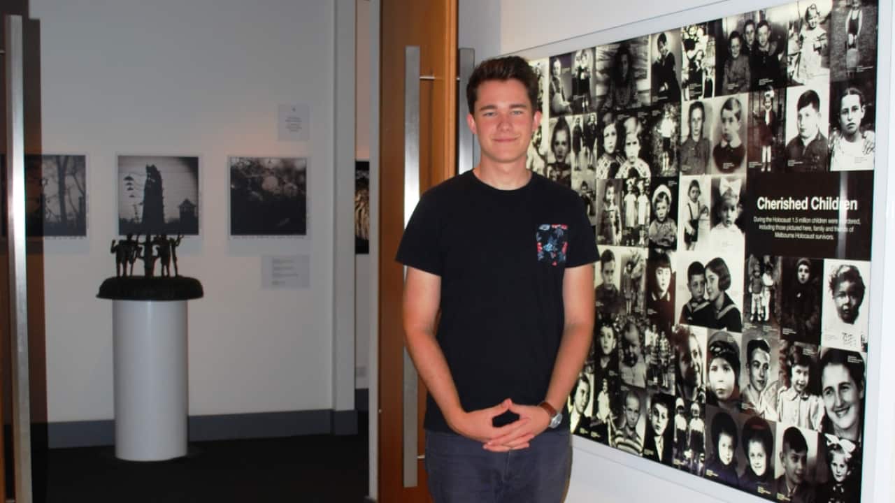 Gedenkdienstleistender Michael Rose am Jewish Holocaust Centre