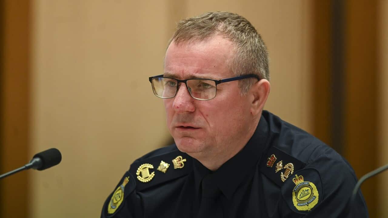 Australian Border Force Commissioner Michael Outram (AAP