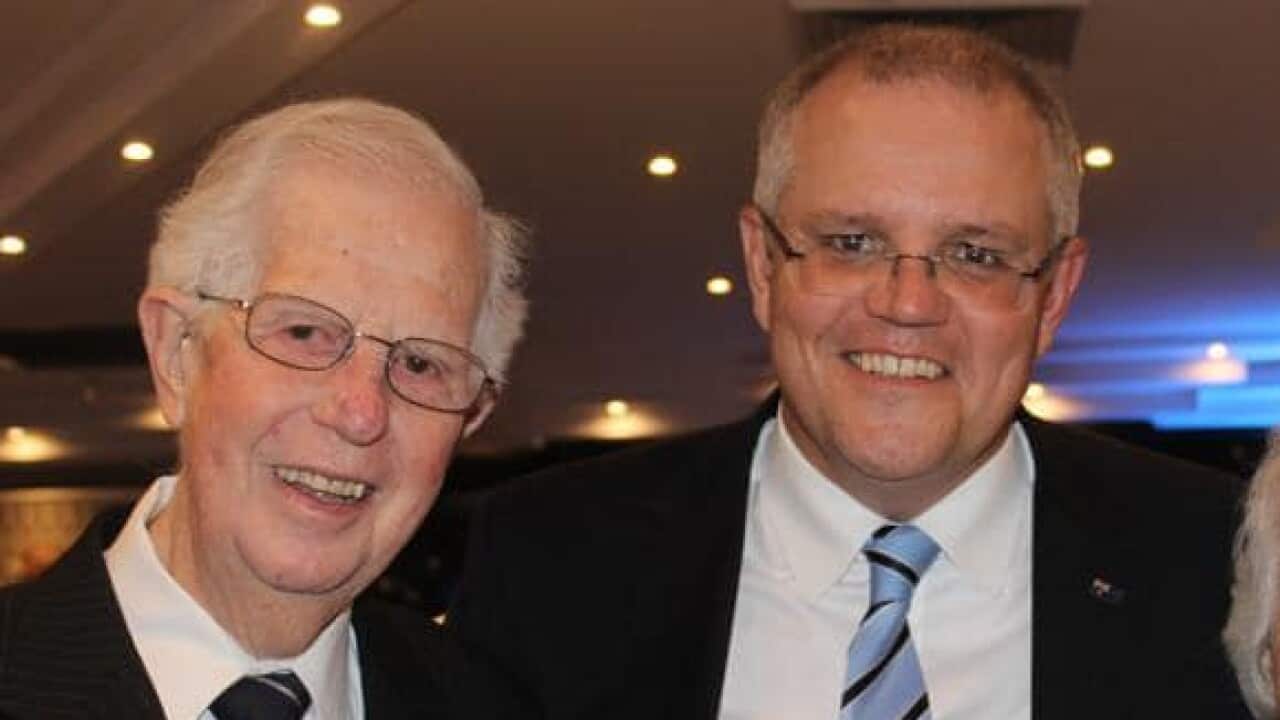 Scott Morrison has described his dad as a wonderful father and loving husband. 
