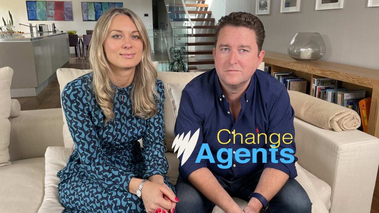 Viktoriia (left) and James Spenceley