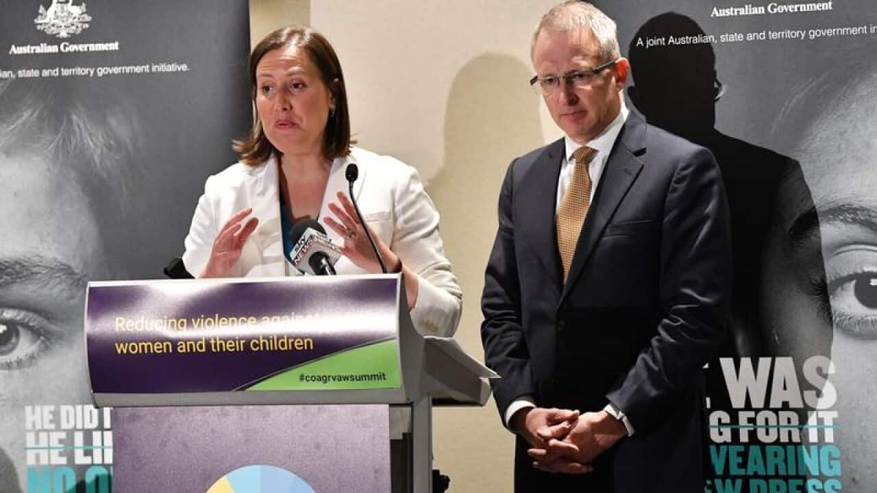 Kelly O'Dwyer and Minister for Families Paul Fletcher