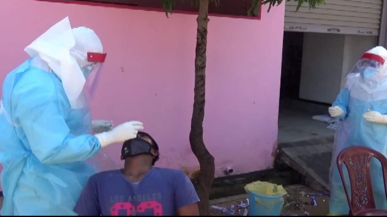Covid-19 Testing in Progress in Sri Lanka