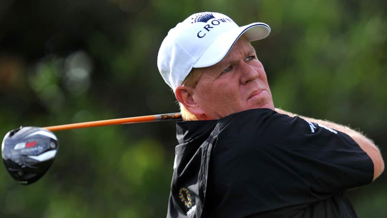 American golfer John Daly