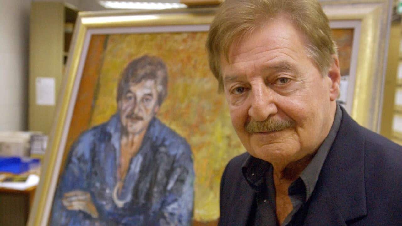 Music composer Peter Sculthorpe in 2005 (AAP)