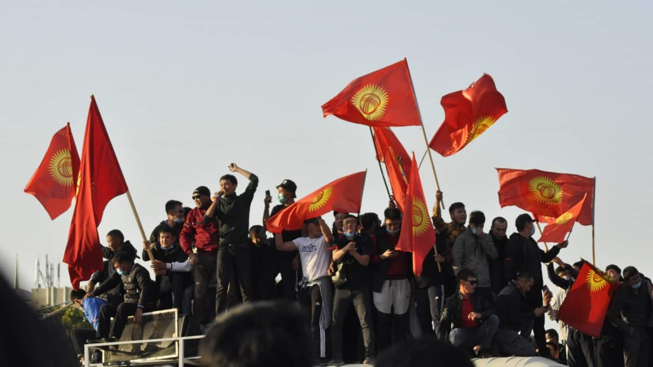 Kyrgyzstan's prime minister Kubatbek Boronov resigned Tuesday after widespread unrest pushed the country's electoral body to cancel the election result.