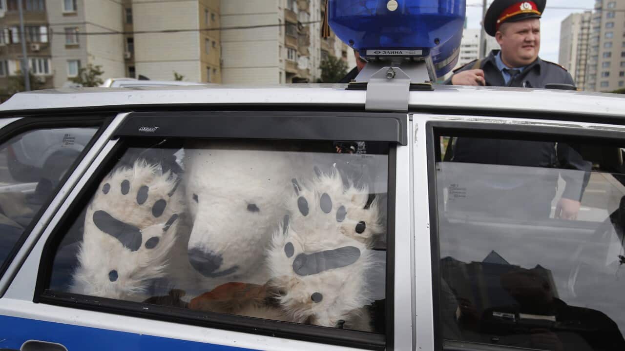 APTOPIX Russia Arctic Greenpeace