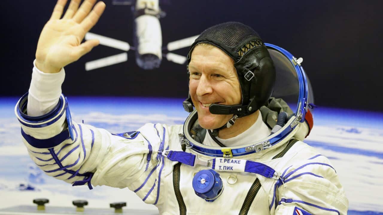 British astronaut Tim Peake.