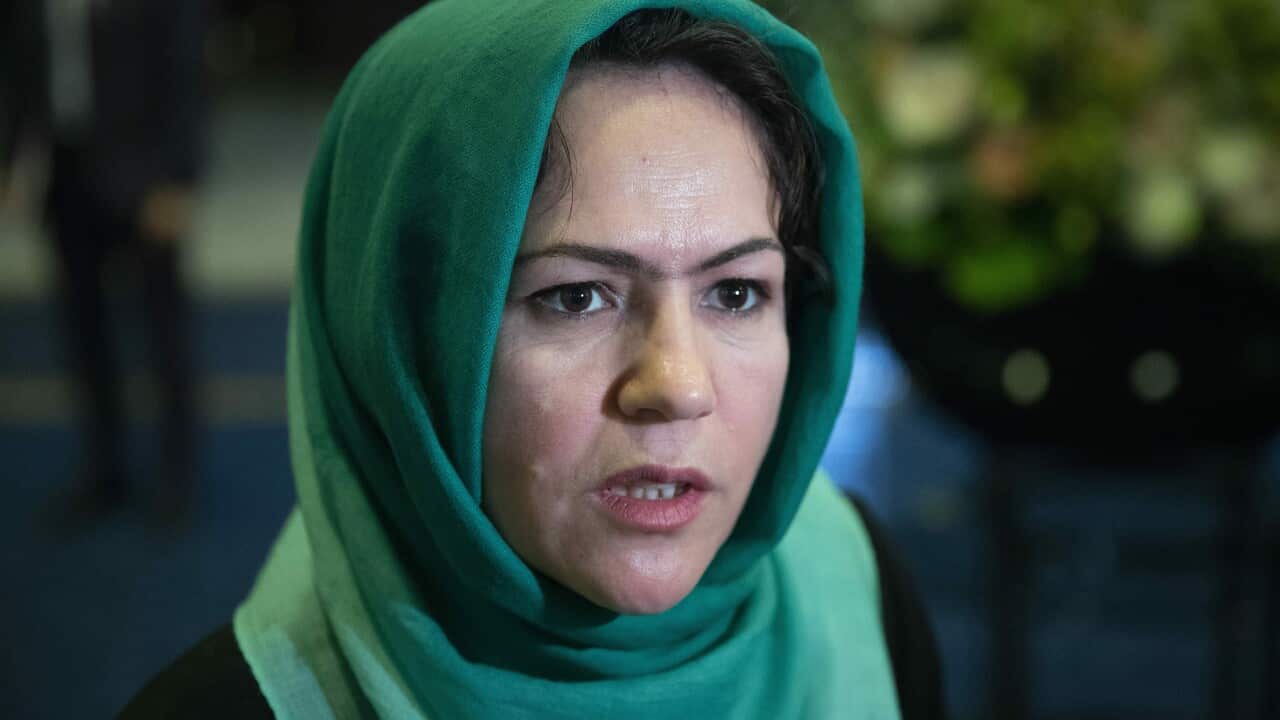 Afghan politician Fawzia Koofi is a female member of Afghanistan's peace negotiating team.