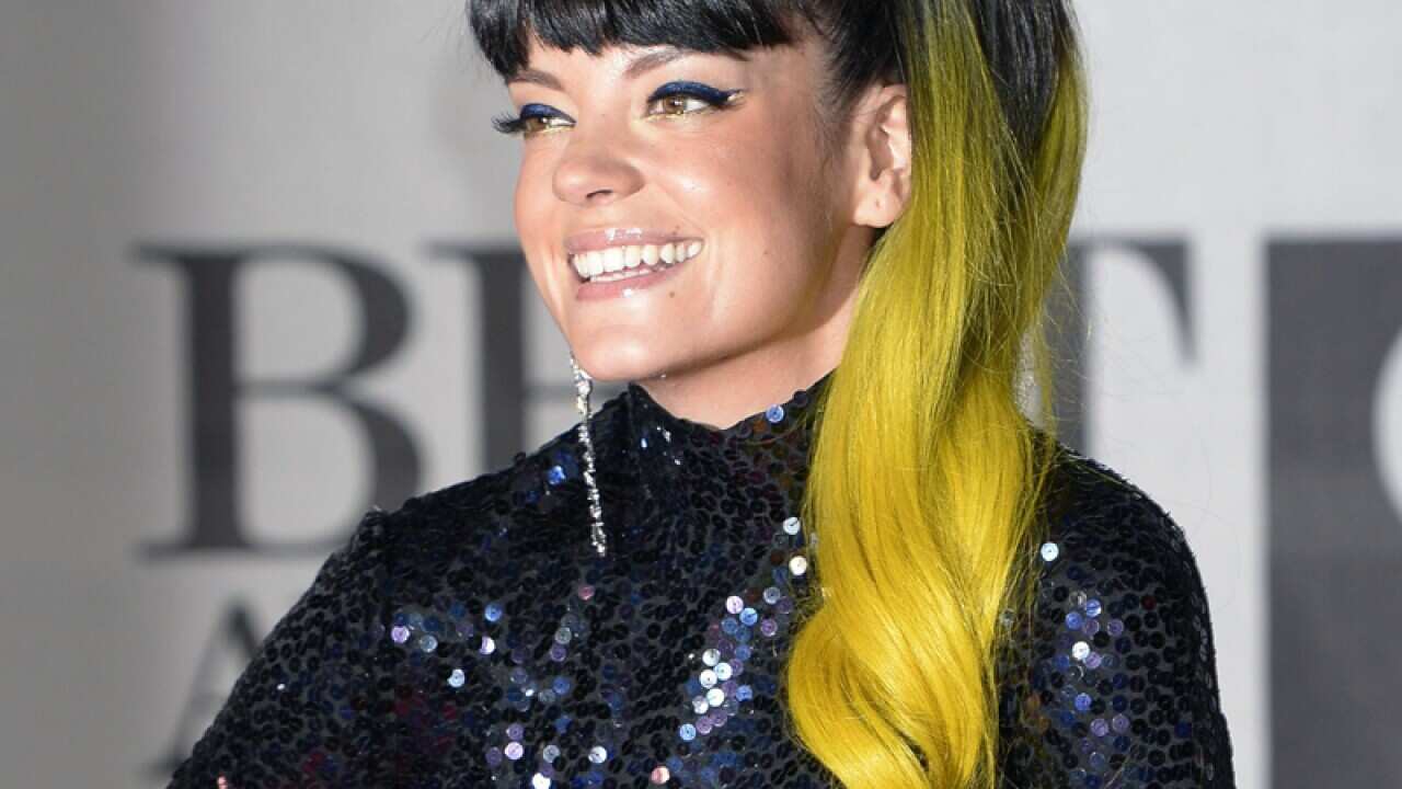British singer Lily Allen