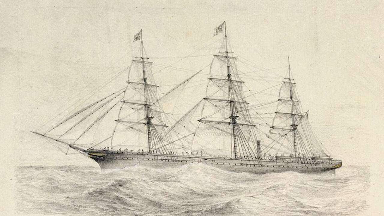The Liverpool and Australian Navigation Company's steam clipper Royal Charter