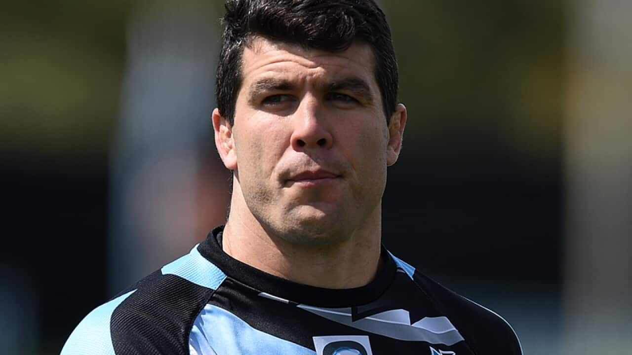 Cronulla Sharks player Michael Ennis