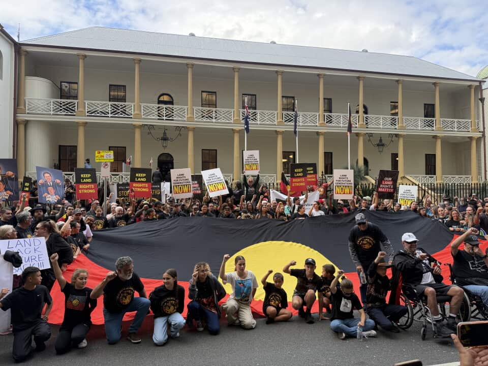 NSWALC action out front of NSW Parliament.jpeg