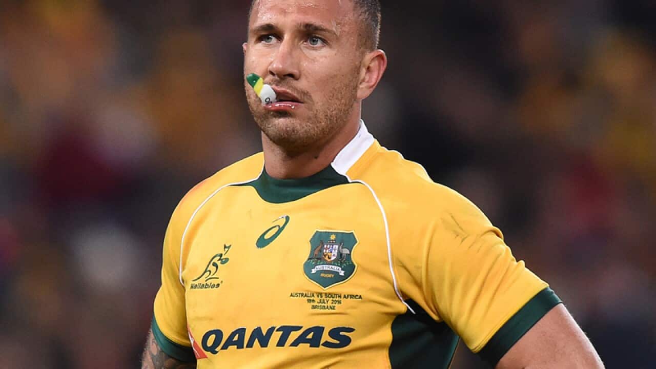 Wallabies player Quade Cooper