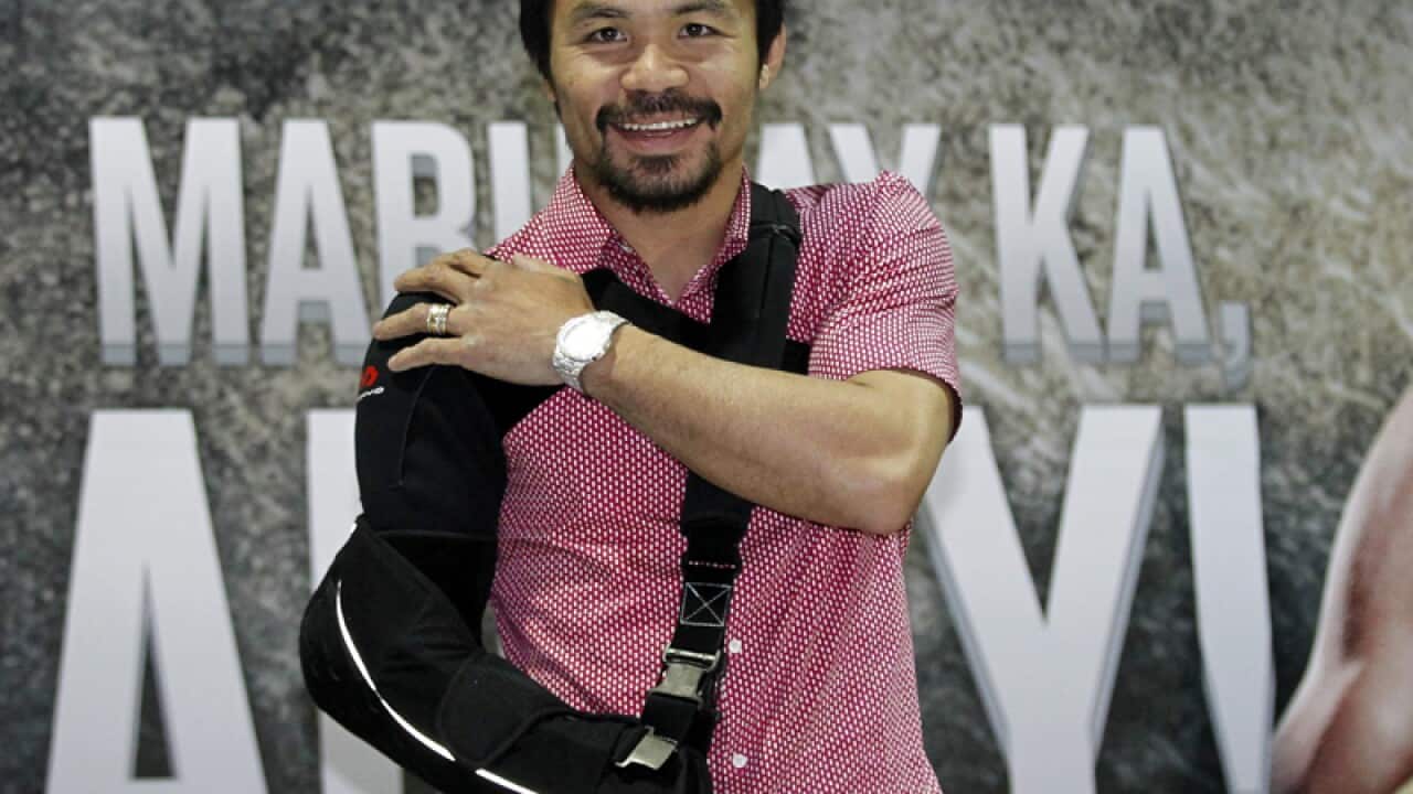 Filipino boxer Manny Pacquiao
