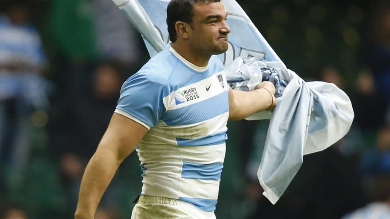 Argentina's captain Agustin Creevy.