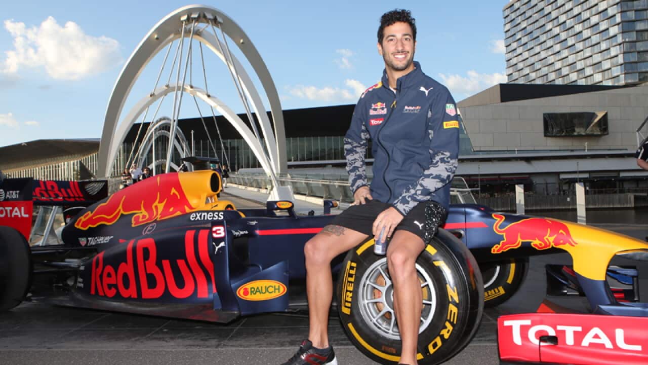 Australian Formula One driver Daniel Ricciardo